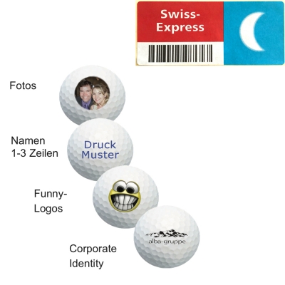 golfimport Logobälle