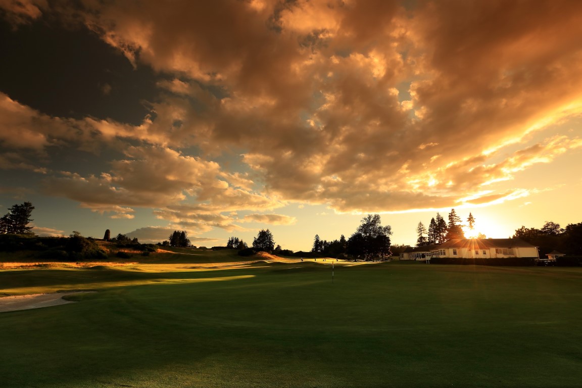 Gleneagles - Looking across the 18th on The King's and Queen's courses.