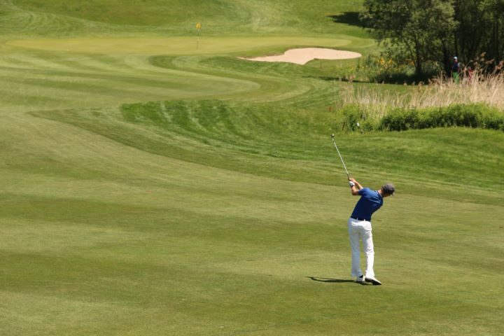 Daan Huizing am Green 1