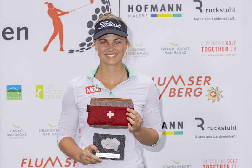 Sanna Nuutinen, Finnland, Siegerin des Flumserberg Ladies Opens 2020