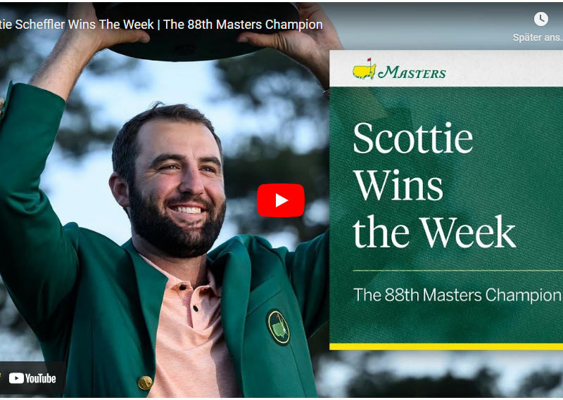 Scottie Scheffler Masters 2024 Champion
