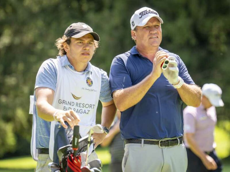 Nach fast fünfjähriger Durststrecke gewinnt der Schwede Jarmo Sandelin beim 28. Swiss Seniors Open seinen zweiten Titel auf der Legends Tour Bild Swiss Seniors Open