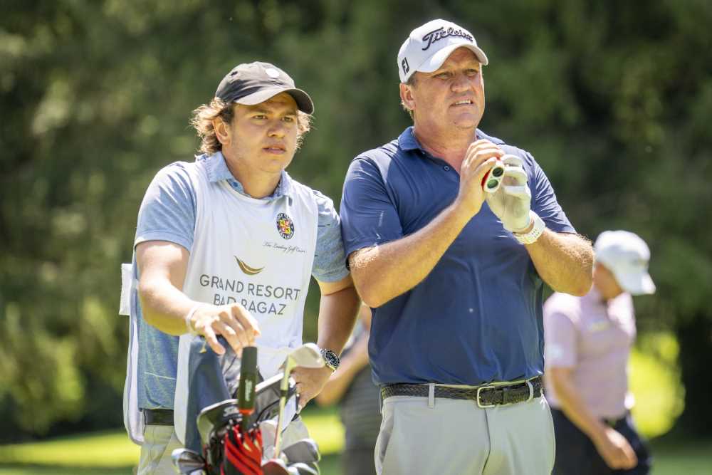 Nach fast fünfjähriger Durststrecke gewinnt der Schwede Jarmo Sandelin beim 28. Swiss Seniors Open seinen zweiten Titel auf der Legends Tour Bild Swiss Seniors Open