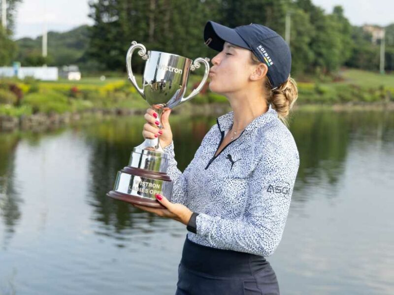 Siegerin Chiara Tamburlini gewinnt in Taiwan