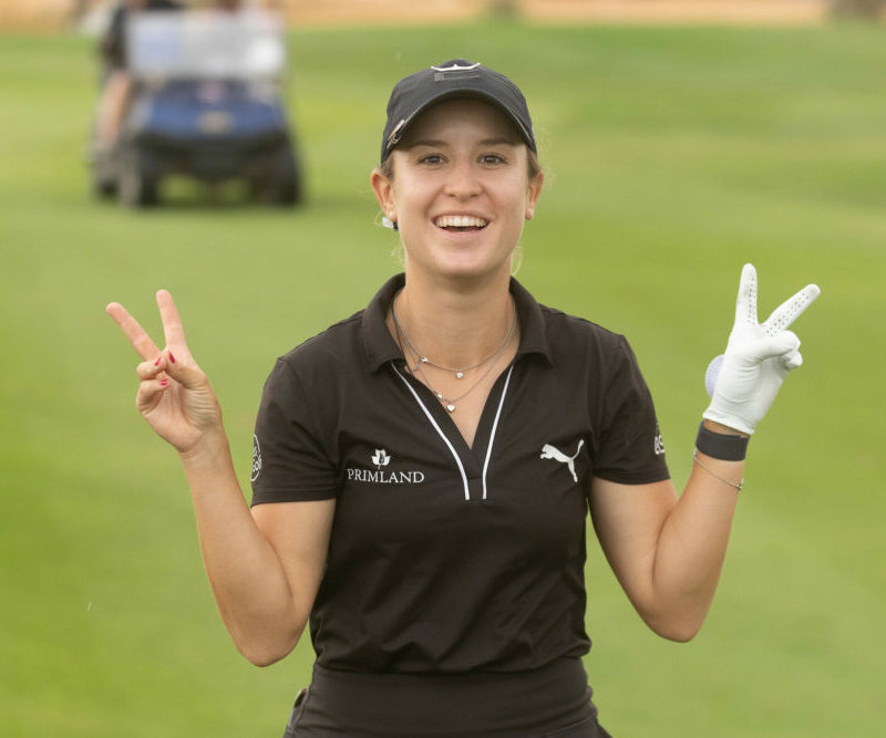 Aramco Team Series Presented by PIF - Riyadh, Riyadh Golf Club, Saudi Arabia 31 October- 2 November 2024. Chiara Tamburlini of Switzerland during the first round. Credit: Tristan Jones / LET