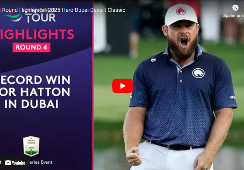 Hero Dubai Desert Classic Tyrell Hatton