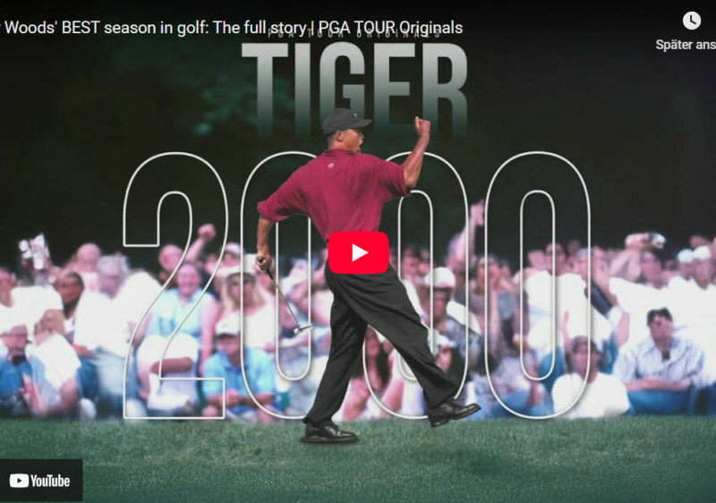 Tiger Woods beste Golfsaison video