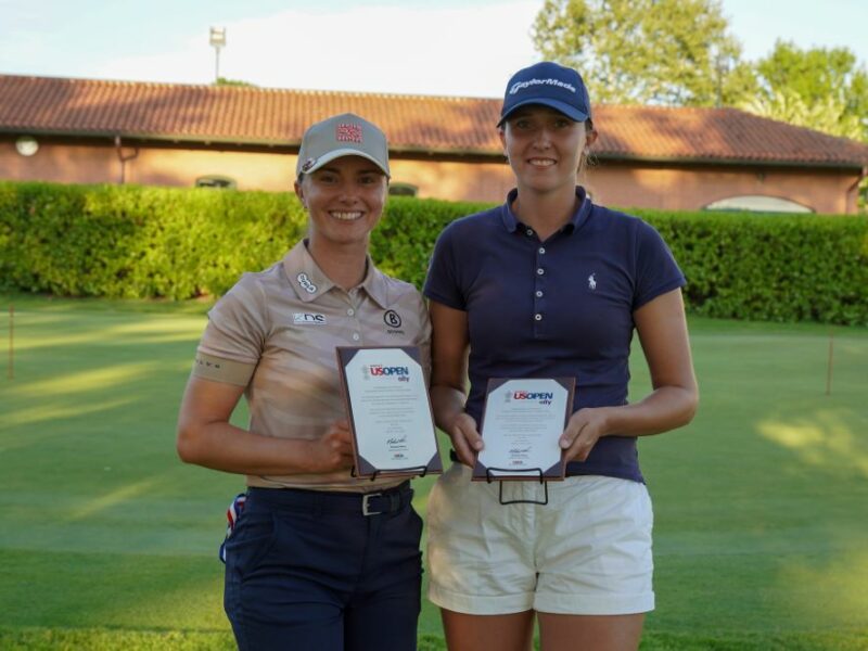 Pia Babnik aus Slowenien und Klara Davidson Spilkova aus Tschechien