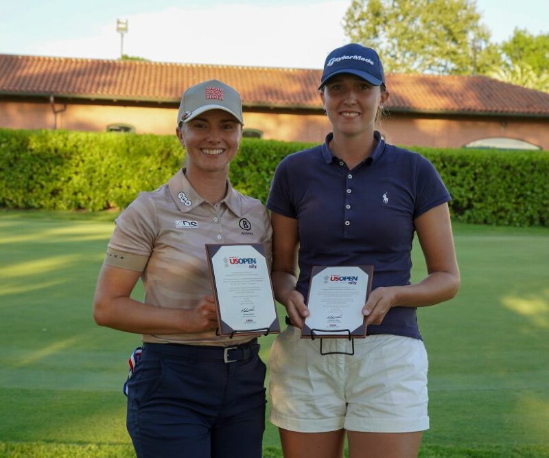 Pia Babnik aus Slowenien und Klara Davidson Spilkova aus Tschechien