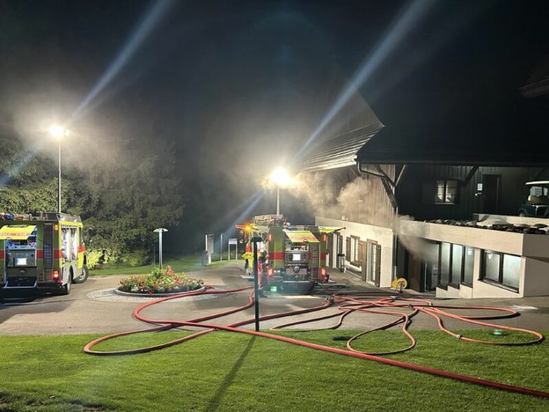 Golf Schöneberg Feuer Brand