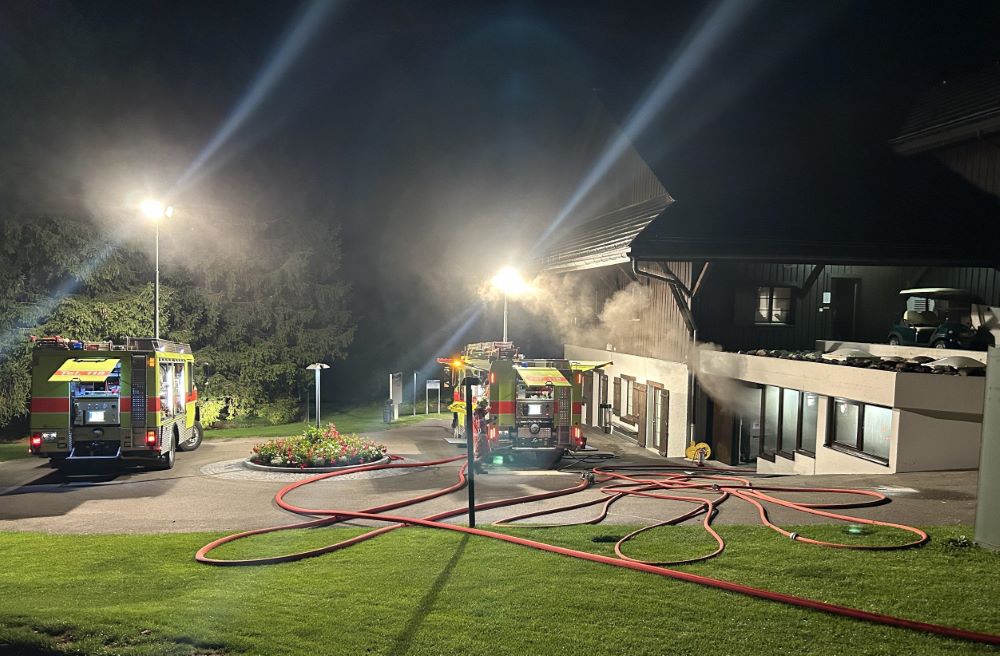 Golf Schöneberg Feuer Brand